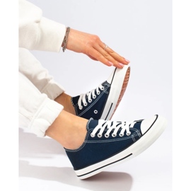 J. Star Baskets classiques bleu foncé 2