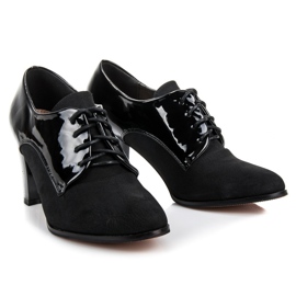 Chaussures laquées Vinceza le noir 1
