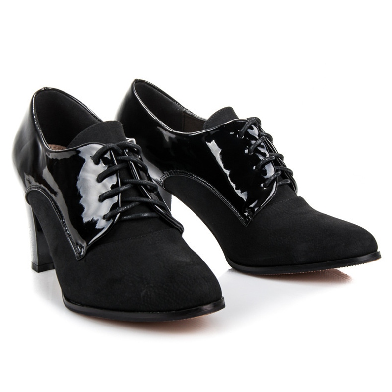 Chaussures laquées Vinceza le noir 1