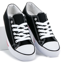 Baskets mckeylor noires blanc 1