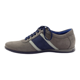Chaussures de sport grises Badura 3360 bleu marine 2