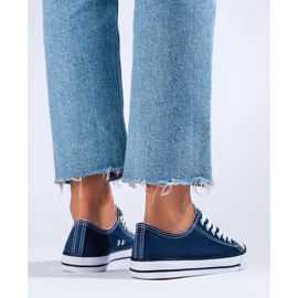 Baskets marine bleu 2