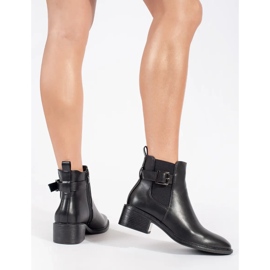 Bottes classiques avec une ceinture le noir 5