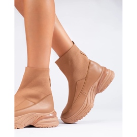 Seastar Bottes à enfiler avec une chaussette brun 2