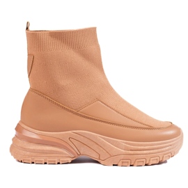 Seastar Bottes à enfiler avec une chaussette brun 4