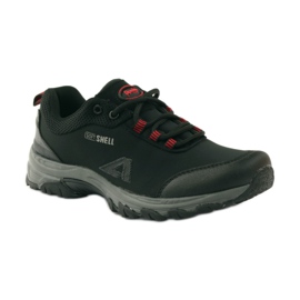 American Club Chaussures de sport softshell femme American 1775 noir rouge 1