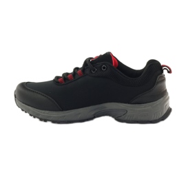 American Club Chaussures de sport softshell femme American 1775 noir rouge 2
