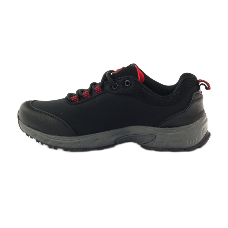 American Club Chaussures de sport softshell femme American 1775 noir rouge 2