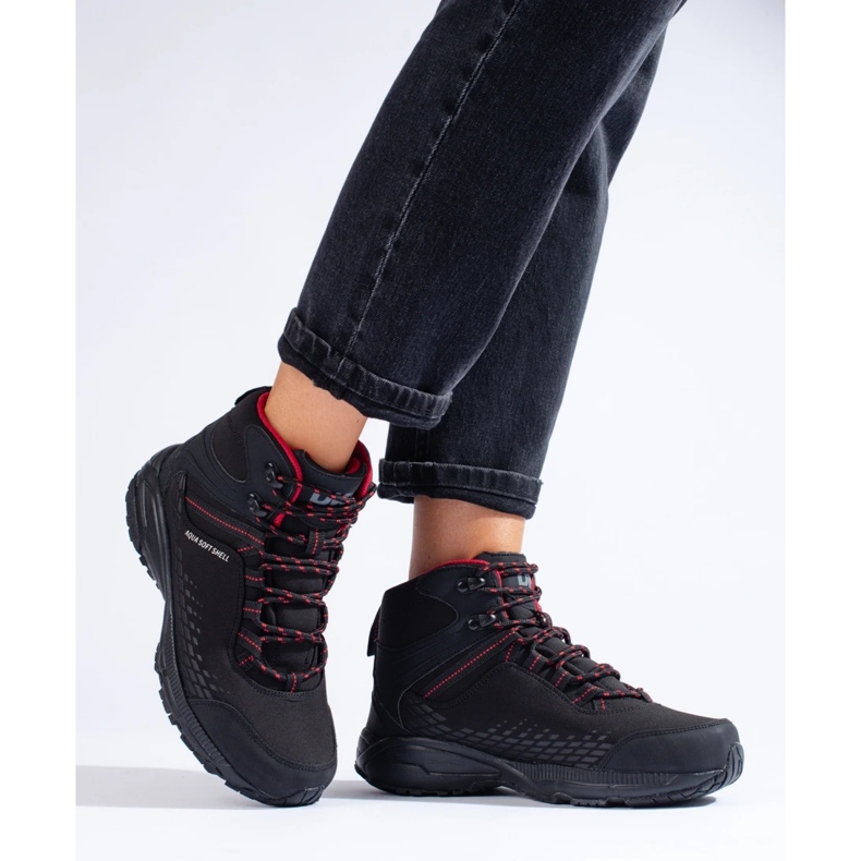 Chaussures de trekking hautes pour femmes DK noir 1