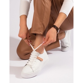 Vinceza Baskets blanches classiques de Vincez 3