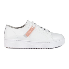 Vinceza Baskets blanches classiques de Vincez 4