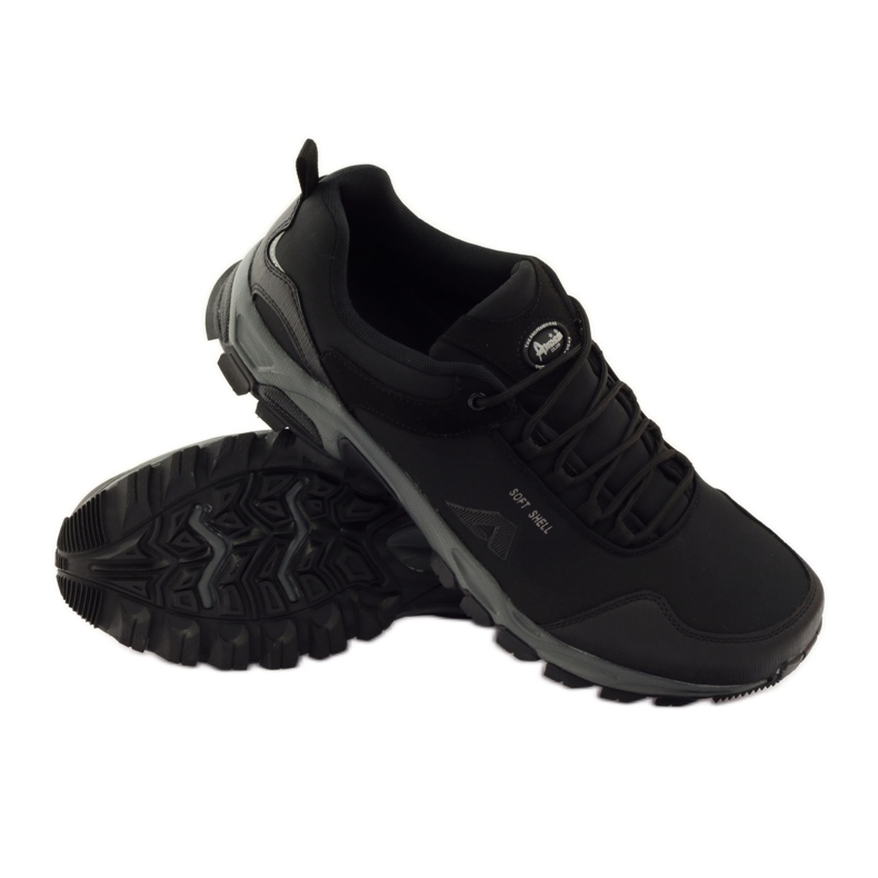 American Club Softshell imperméable américain de sport le noir 3 American Club Softshell imperméable américain de sport le noir 3