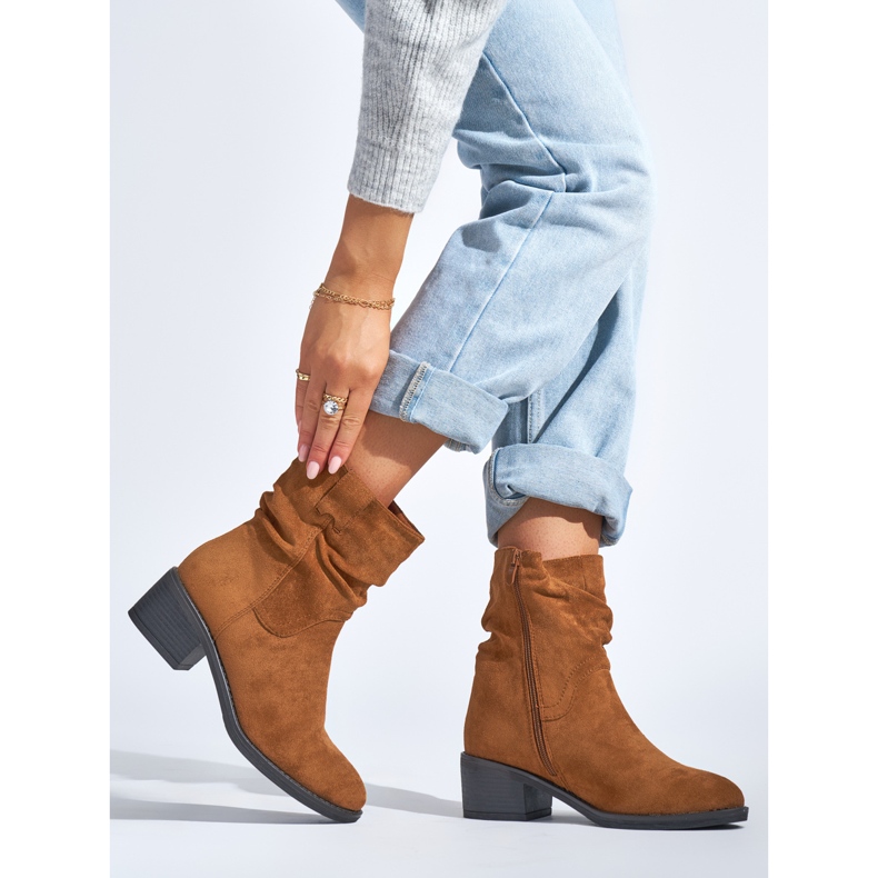 Santiags marron pour femme brun 2