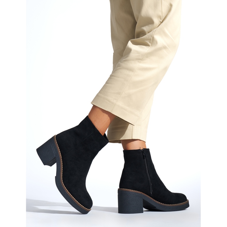Bottines femme noires le noir 2