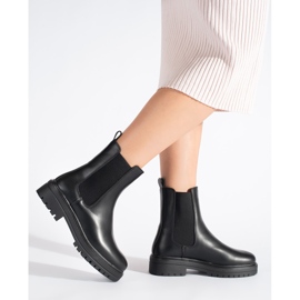 Bottines Chelsea noires pour femmes de Sergio Leone 1