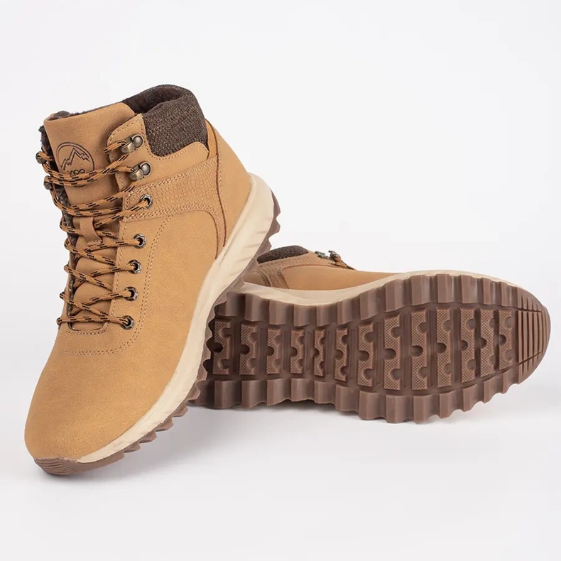 Vico Bottes d'hiver isolées marron pour hommes beige 2