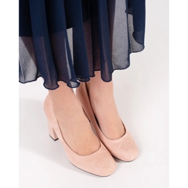 Seastar Pompes en daim beige sur un poteau élevé 3