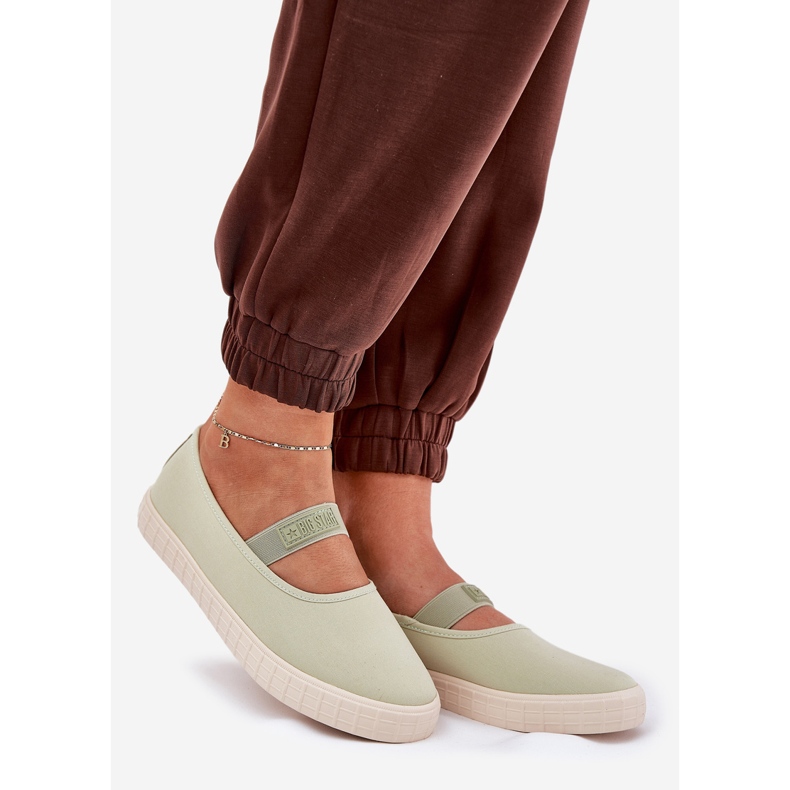 Big star féminine NN274604 baskets vert clair 1