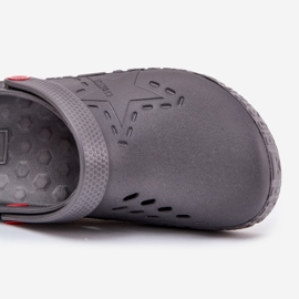 Flip Light Men's Flip Clogs Big Star II175007 Gray gris 2