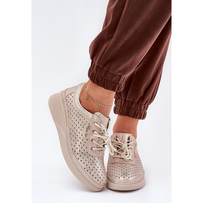 Vinceza Chaussures de sommeil de sports de sports de sports de sports pour le cuir féminin d'or 2 Vinceza Chaussures de sommeil de sports de sports de sports de sports pour le cuir féminin d'or 2