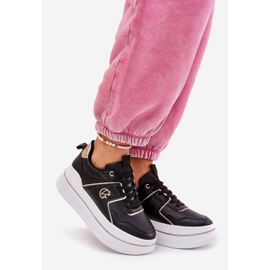 Chaussures de sport pour femmes sur la plateforme noire le noir 1