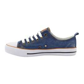 American Club Baskets dk.jeans noué bleu 2 American Club Baskets dk.jeans noué bleu 2