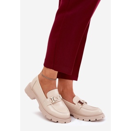 Locs pour femmes avec beige en cuir écologique 1