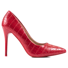 Goodin Escarpins à la mode sur une épingle rouge 3