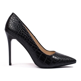 Goodin Talons hauts à la mode le noir 4