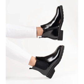 Bottes noires classiques de Sergio Leone le noir 4