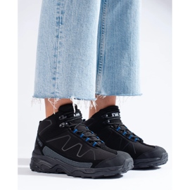 Chaussures de randonnée sportives pour femmes avec une tige haute DK noir 1