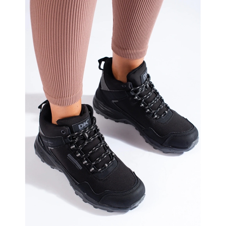 Chaussures de trekking hautes pour femmes DK noir et gris le noir 2