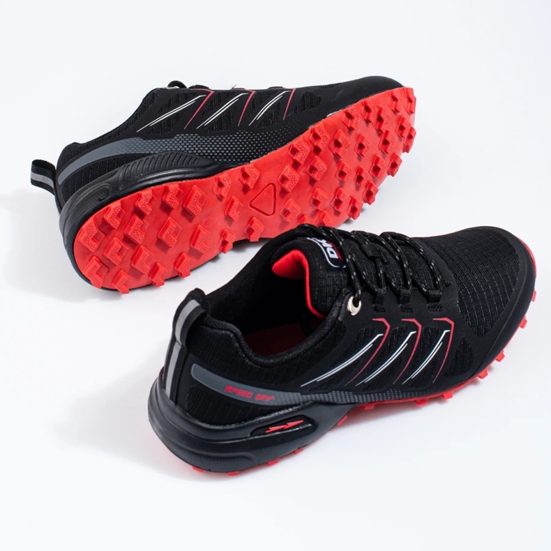 Chaussures de sport pour hommes à lacets noires DK 2