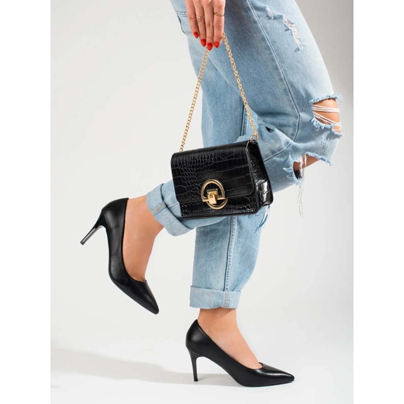 Escarpins à talons hauts Shelovet noirs pour femme Classic 2