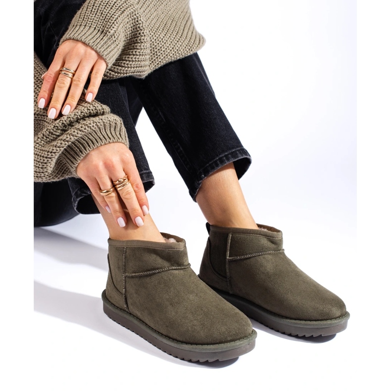 Après-skis femme Shelovet vert foncé 2