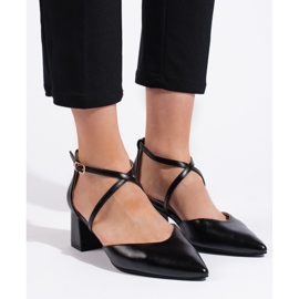 Goodin Sandales pointues noires pour femmes le noir 2
