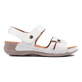 Sandales blanches confortables pour femmes 3