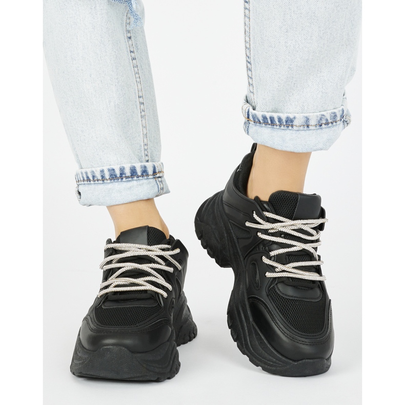 Baskets noires pour femme 1