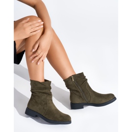 Santiags femme vert foncé 2