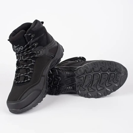 Vico Chaussures de trekking montantes noires pour hommes 2