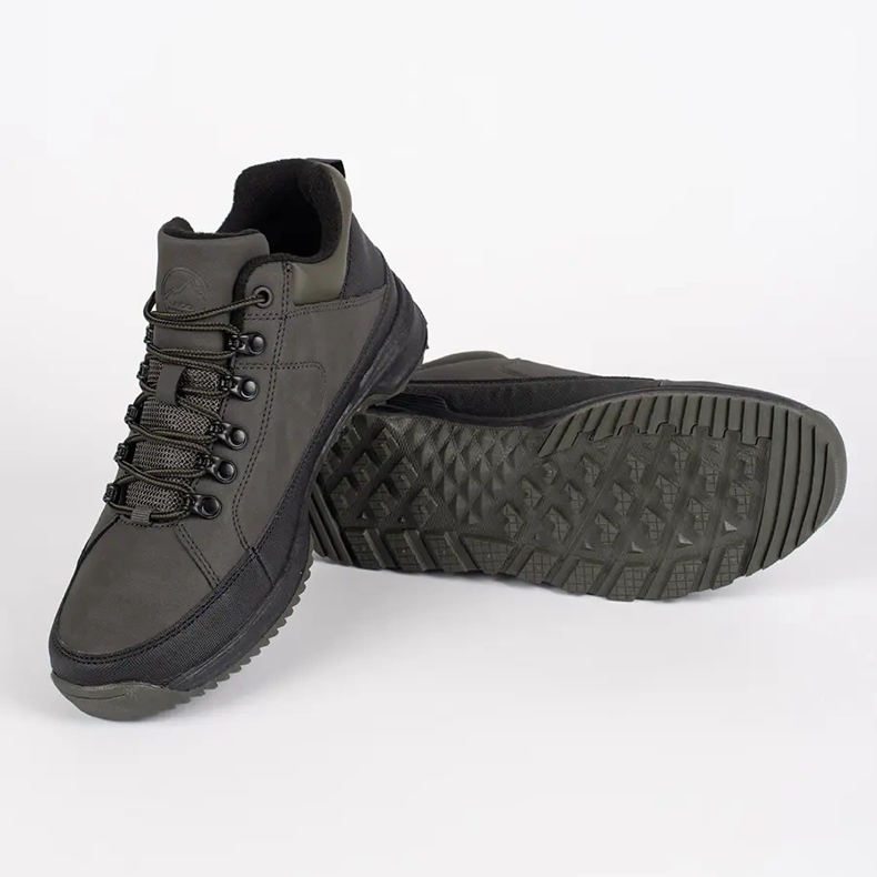 Vico Chaussures de trekking homme à lacets vertes 2
