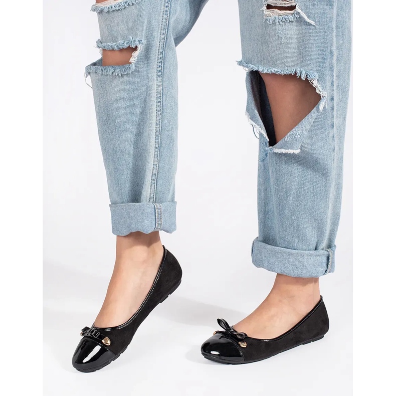 Ballerines plates noires le noir 2