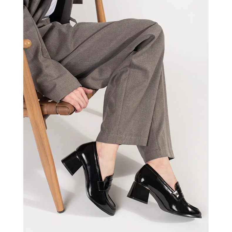 Goodin Chaussures noires à talons hauts le noir 1