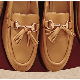 Marco Shoes Mocassins en cuir à franges 2199P-003-1 brun 1