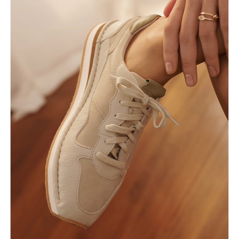 Marco Shoes Baskets Torino beige 1