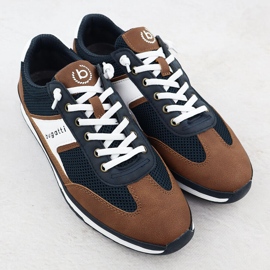 Chaussures de sport masculin Bugatti bleu marine décontractée RR153131 1