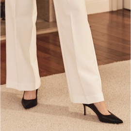 Marco Shoes Escarpins élégants en cuir souple noir 1