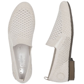 Chaussures textiles pour femmes Openwork Beige Rieker 51969-90 2