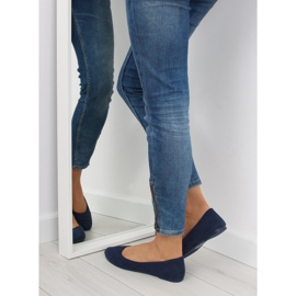 Ballerines femme soft bleu marine 2
