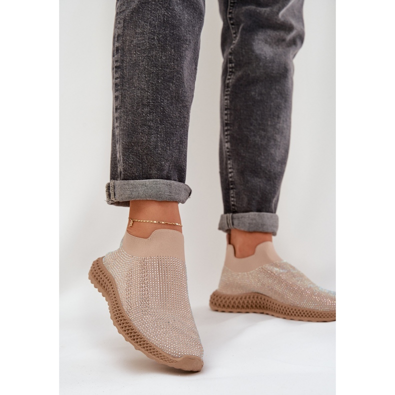 S.Barski Chaussures sportives pour femmes en échappatrice avec tw121 beige 2